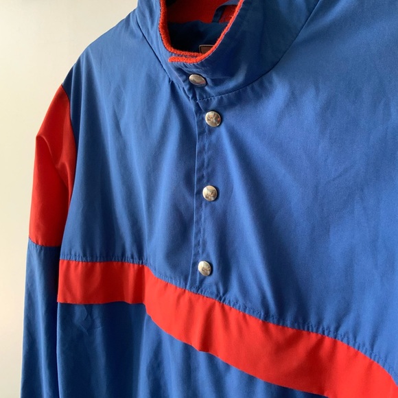 Vintage Windbreaker Jacket with Kangaroo Pouch Pocket - Picture 5 of 14